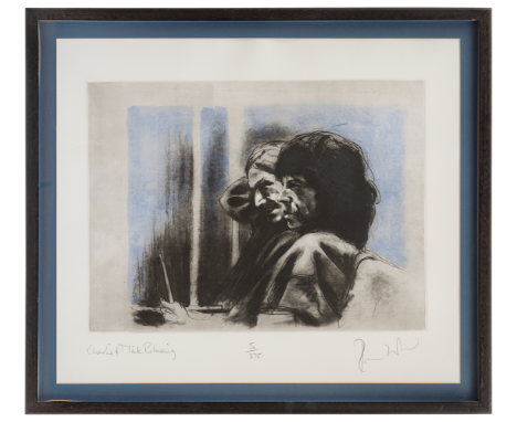 Property of a Gentleman  Ronnie Wood (b. 1947) Charlie &amp; Mick relaxing Etching Signed, lower right Numbered, centre: '50/