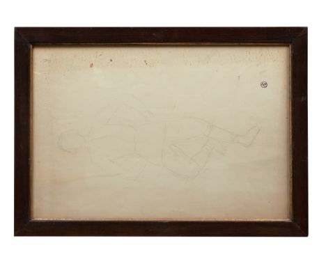 Property of the late Marcello Violante  Natalia Sergeevna Goncharova (1881 - 1962) A sketch for a male dancer Pencil on paper