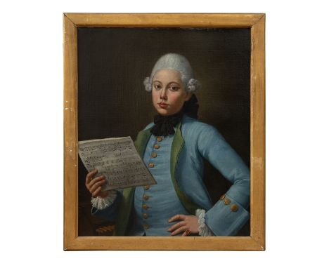 Property of the late Marcello Violante Neapolitan School 18th Century Portrait of a Soprano Castrato, possibly Adamo Solzi Oi
