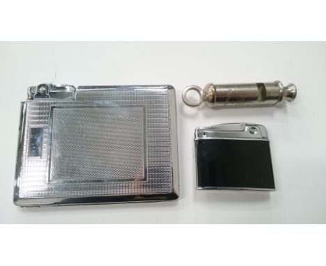 A Bulova ladies' cocktail watch and cigarette lighter, a Kancraft automatic lighter with cigarette case with original paperwo