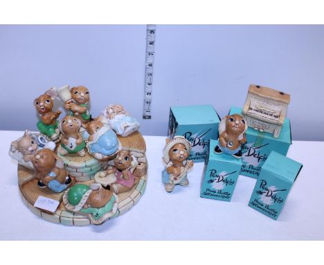 A job lot of Pendelfin figures a/f 
