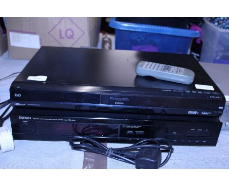 A Panasonic DVD recorder and a Denom tuner. Shipping unavailable 