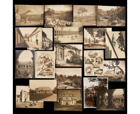 Group of twenty vintage architectural Guatemalan photographs. Marks on verso as follows: one pencil inscribed  "Tropofot, Bol