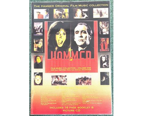 Hammer Films soundtrack CDs x 29 (brand new, sealed) and Promo Poster, includes Scars of Dracula x 2, The Hammer Film Music C