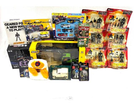 Selection of TV &amp; Film related Collectibles including Stikfas figures, Transformers, E.T The Extra Terrestrial, Matchbox 