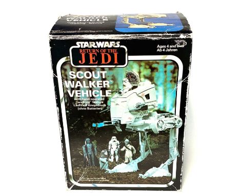 Palitoy Star Wars vintage Return of the Jedi Scout Walker, Excellent complete, within Good opened box, includes top insert an