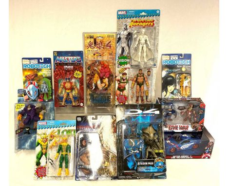 Large selection of TV &amp; Film related Action Figures including NECA Hellraiser Chatter Beast, Spawn The Maxx, ID4 Alien At