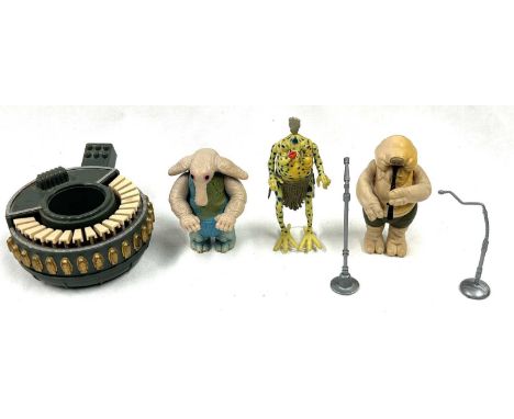 Kenner Star Wars vintage Return of the Jedi SY Snootles &amp; Rebo Band 3 3/4" figure set, generally Good complete (missing f
