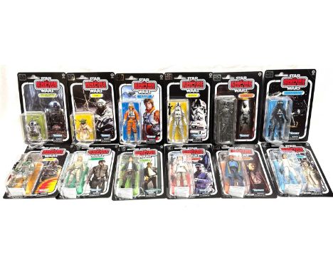 Hasbro Empire Strikes Back Black Series 40th Anniversary 6" figures x 12 including R2-D2, Luke Skywalker Bespin, Han Solo Bes