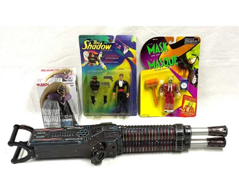 Selection of vintage toys &amp; figures including Nomura Horikawa Masudaya vintage Japanese 1960's Space Raygun, Good Plus to