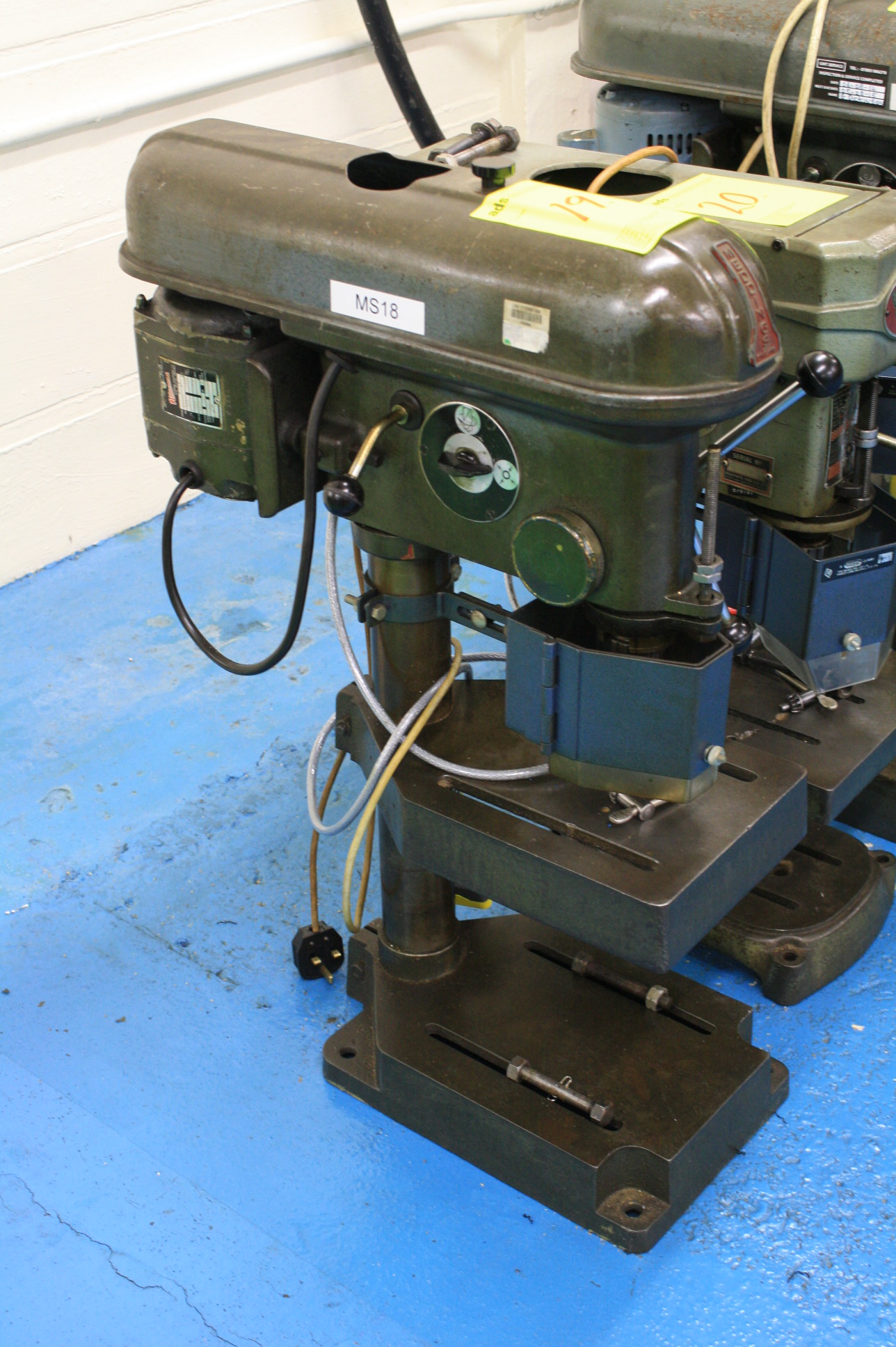 Meddings Model Driltru Single Phase Bench Type Pillar Drill, 500
