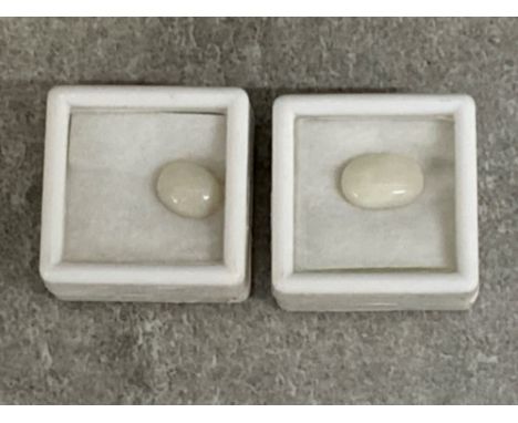 Two top quality Australian Natural Opal - 2.75cts &amp; 2.05cts