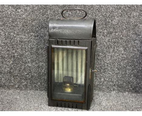 Vintage (or earlier) railway lantern with original burner