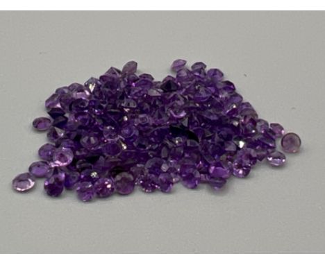 12.33cts round Amethyst 3mm cuts