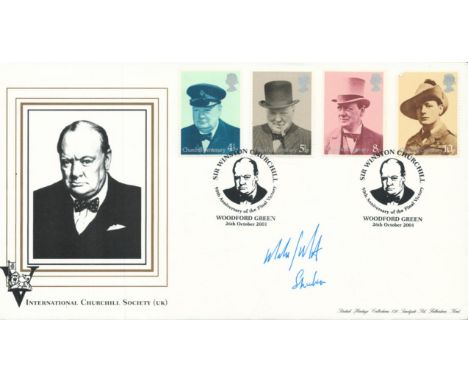 Michael Martin speaker House of Commons signed rare Winston Churchill Society cover 2001, comm. 50th ann of his final electio