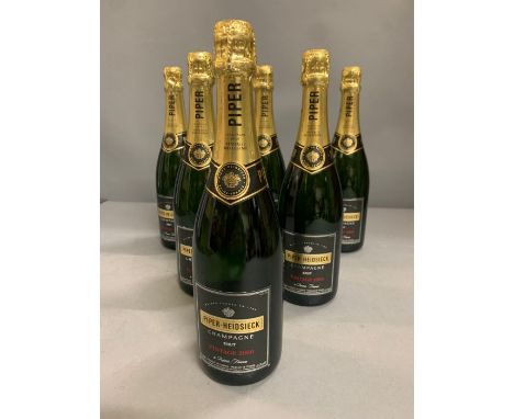Six Bottles of Piper Heidsieck Vintage 2000 Champagne