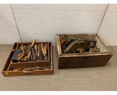 A selection of vintage tools 