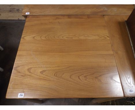 2'3" square Ercol light elm table 