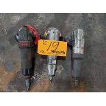 (3) Pneumatic Angle Wheel Grinders