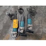 Makita (3) 4-1/2" Angle Grinders