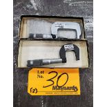 Browne & Sharpe (2) Micrometers