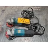 Makita (2) 4-1/2" Angle Grinders