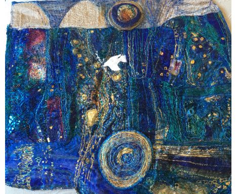 Molly Rozier - Textiles, 63cm x 65cm. Molly Rozier is influenced by John Ruskin?s theories on colour and the wonderful work o
