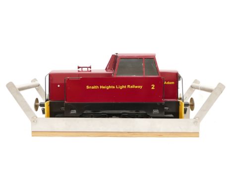 Maxitrak Locomotives Ltd; A 5 inch gauge 'The Jubilee' model diesel shunter locomotive, green livery chequered buffer bars an