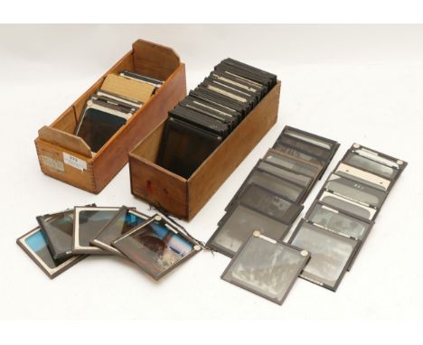 Magic Lantern Slides: Scenes of The Holy Land, together with Biblical Tales: A collection of 96 glass lantern slides, example