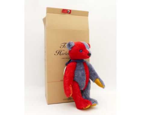 A Steiff teddy bear, club edition 'Harlequin' 2000/2001, originally produced in the 1920s, the replica of this bear has been 
