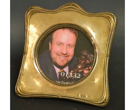 An Art Nouveau silver easel photograph frame, James Deakin & Son, Chester 1905