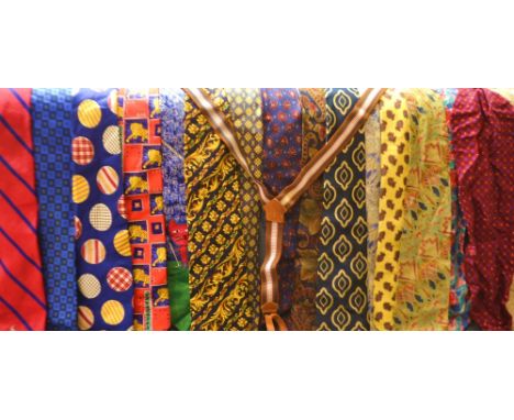Gentleman's Accessories - silk ties including Gianni Versace, Gucci, Liberty,Christian Dior, Ralph Lauren, YSL etc. 