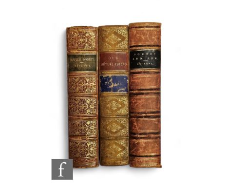 Dickens, Charles - 'Dombey and Son', published by Chapman and Hall, 193 Piccadilly, London, 1848, first edition, partially co