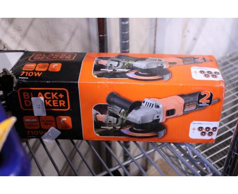 A Black &amp; Decker electric grinder 