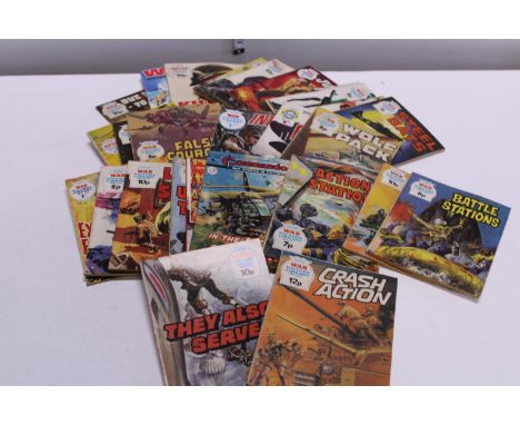 A selection of vintage war picture library magazines 