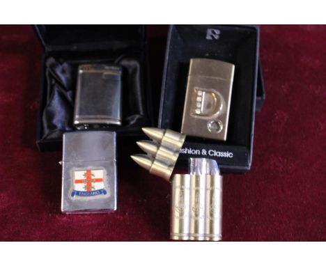 A selection of assorted vintage lighters 