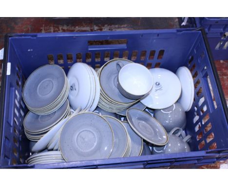 A basket of good quality restaurant standard coffee cups &amp; saucers.  Postage unavailable 