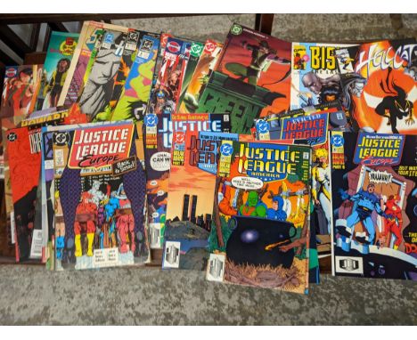 Approximately one hundred comics to include 2000AD, Thor, Ms Marvel, Green Arrow, Haywire, Green Lantern and othersLocation: 