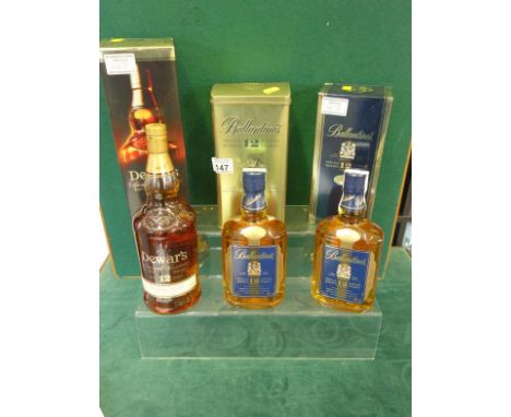 Ballantines, single Special Reserve 12 year old Scotch Whisky, fully matured, blended and bottled by George Ballantine, 1 oth