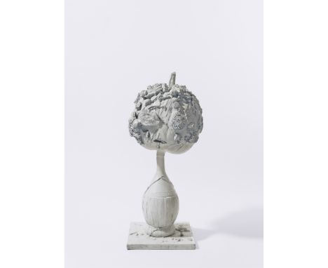 Tal R (Tel Aviv 1967 – lebt in Kopenhagen). Soya and Litchi. 2006Bronze, bemalt.  65 × 30 × 28&nbsp;cm (25&nbsp;⅝ × 11&nbsp;¾