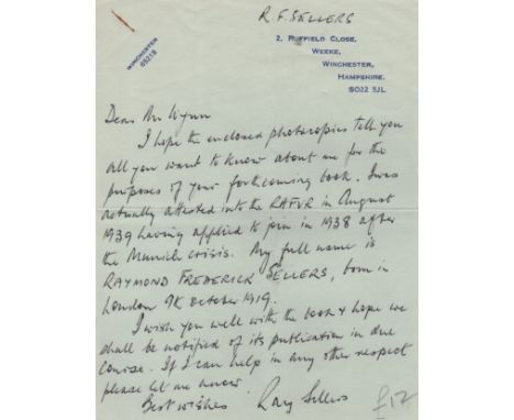 BATTLE OF BRITAIN: Selection of A.Ls.S. (8) and T.Ls.S. (2) by various pilots, most of whom participated in the Battle of Bri