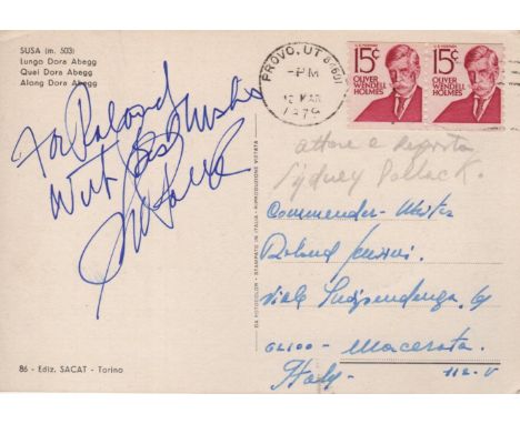 ENTERTAINMENT: Selection of signed pieces, cards, album pages, signed magazine and newspaper photographs, a few letters and d