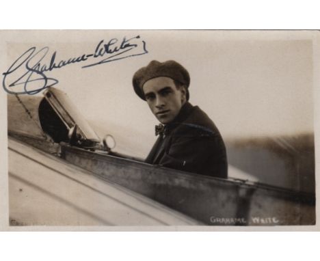  AVIATION: Claude Grahame-White (1879-1959) English Aviation Pioneer, the first to make a night flight during the London to M