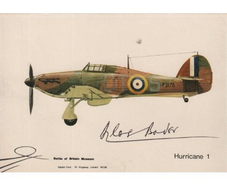  BADER & GALLAND: Douglas Bader (1910-1982) British World War II Ace (22.5 victories), recognised for his important role duri