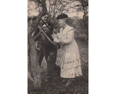  MARY OF TECK: (1867-1953) Queen Consort of the United Kingdom 1910-36, wife of King George V. An unusual vintage World War I