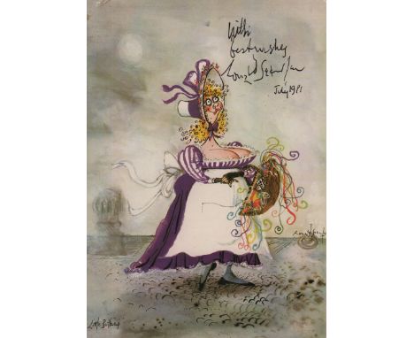 SEARLE RONALD: (1920-2011) British Artist and Cartoonist, creator of St. Trinian's school. An attractive printed slim 4to din