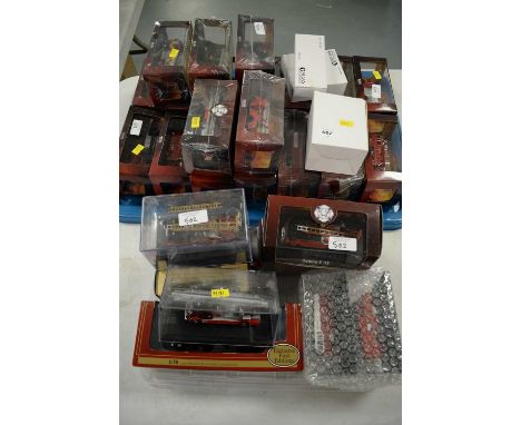 Selection of die-cast model fire engines, primarily by Atlas Editions, including others by Oxford Diecast; Exclusive First Ed