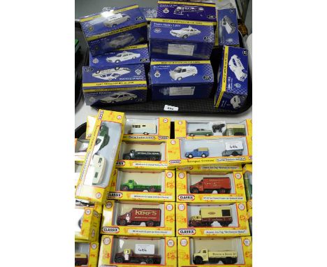 Selection of 'The Best of British Police Cars' boxed model vehicles, approximately 13; along with a selection of Classix by P