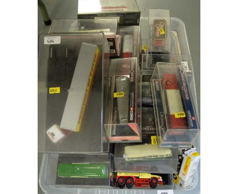 Corgi The Original Omnibus Collection limited edition die-cast model buses, of various designs, each cased; along with a quan