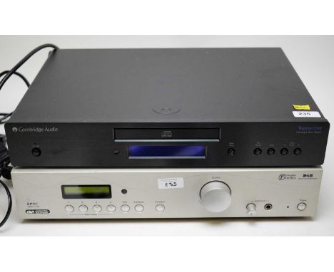 Acoustic Solutions SP110 DAB Tuner; and a Cambridge Audio Topaz CD10 compact disk player. (2) 